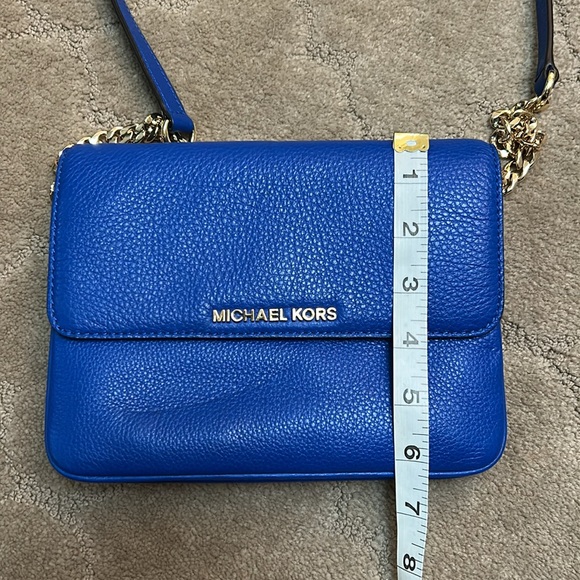 Michael Kors Bedford Pebbled Leather Chain Crossbody - Picture 3 of 16